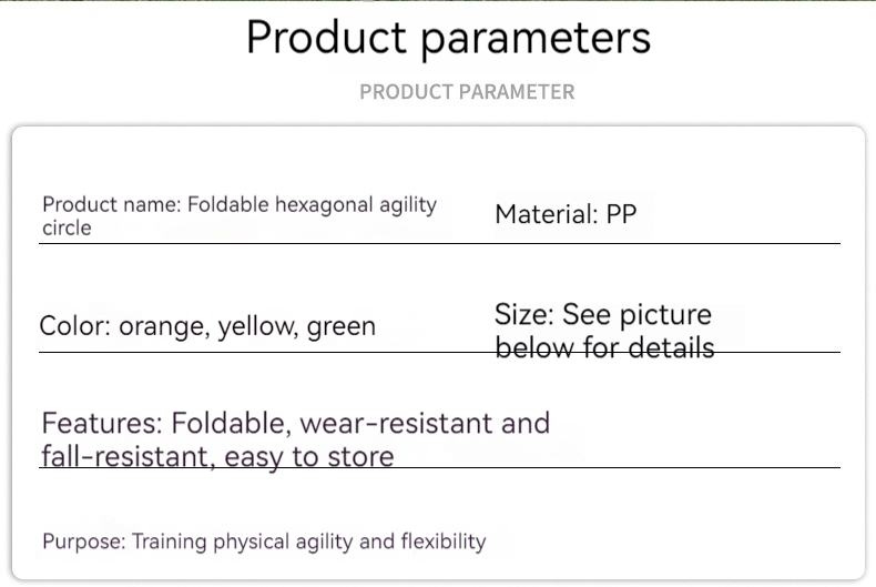 HexaFlex Foldable Agility Training Rings