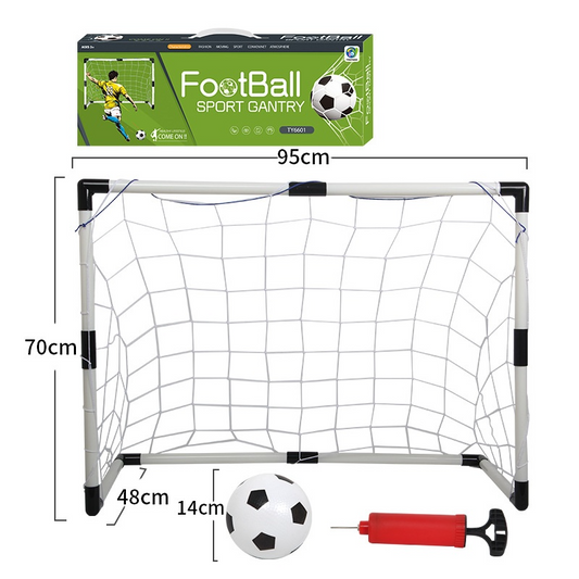 KickMaster | 2-in-1 Mini Soccer Goal Set